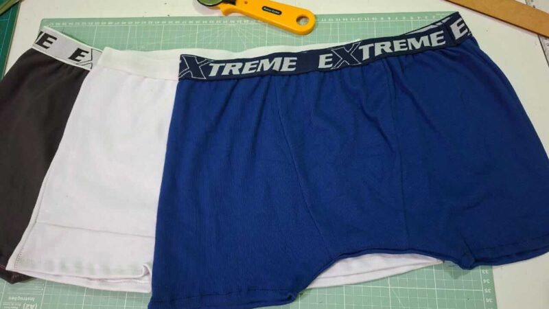 Como Costurar Cueca Boxer na Máquina Reta