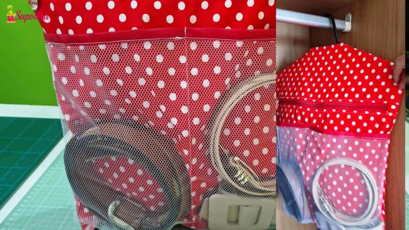 DIY Organizador de Guarda-Roupa em Tecido com Divisórias