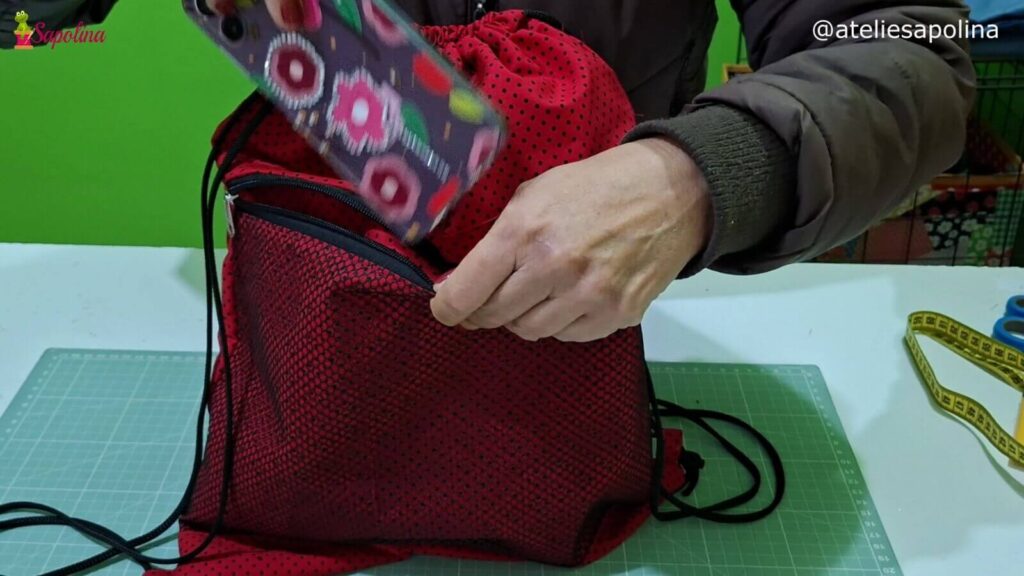Como Costurar Mochila Saco com Bolso – Projeto Prático e Ideal para Academia