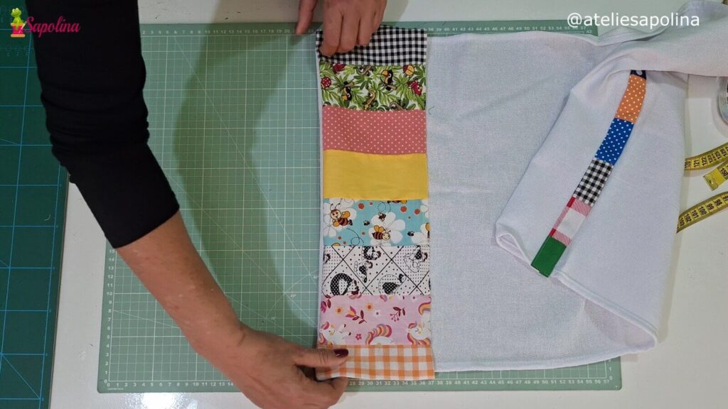 Pano de prato com retalhos: costura criativa para aproveitar tecidos