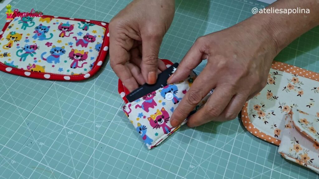 Como Fazer Porta Documentos e Porta Cartões em Tecido | Passo a Passo Fácil de Costura Criativa