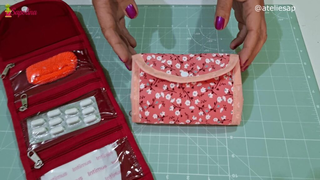 Mini Organizador com 4 Repartições — Passo a Passo Fácil de Costura Criativa