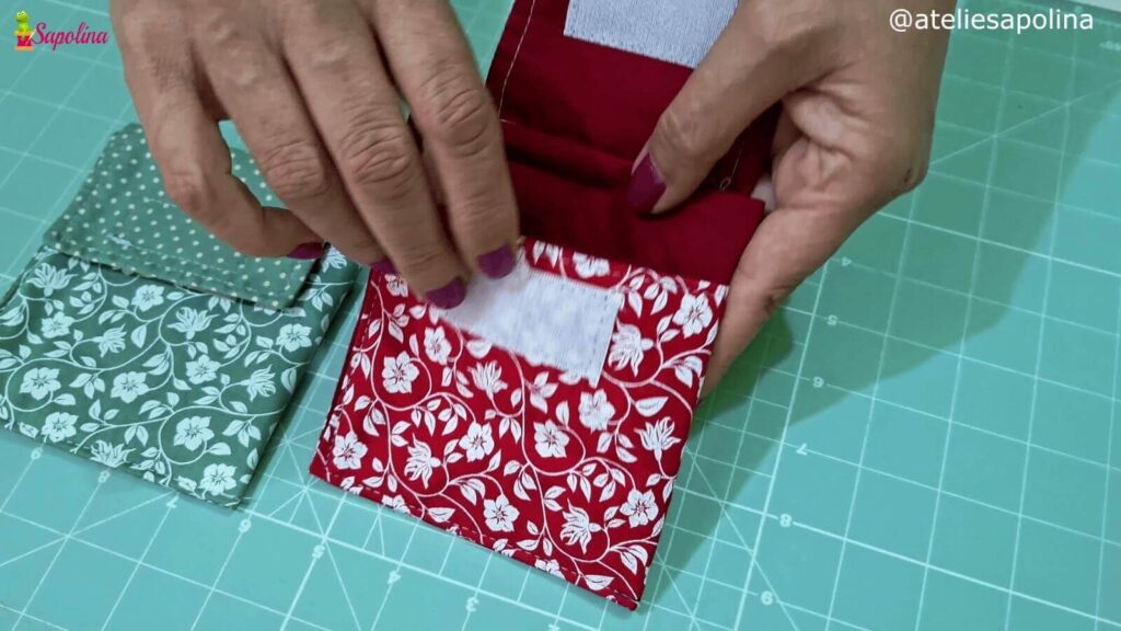 Carteirinha de tecido costura criativa – aprenda fazer