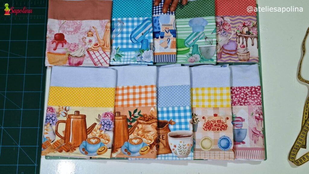 Pano de Prato Econômico: Passo a Passo Fácil para Costurar e Vender