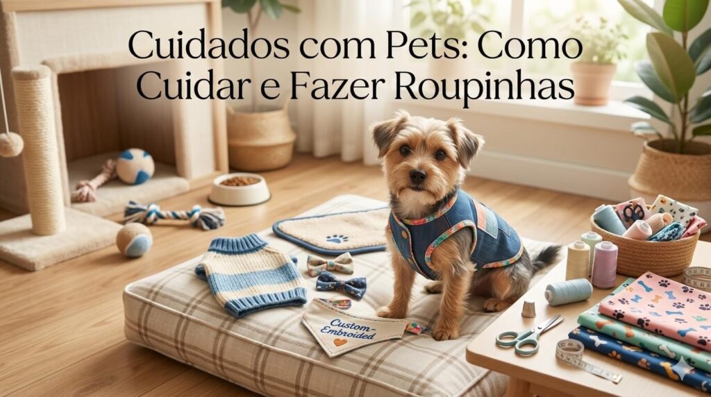 Cuidados com Pets: Como Cuidar e Fazer Roupinhas Cuidados com Pets: Como Cuidar e Fazer Roupinhas