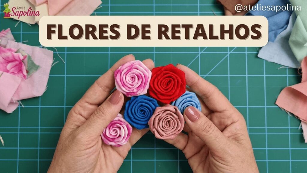 Florzinhas com retalhos Florzinhas com retalhos